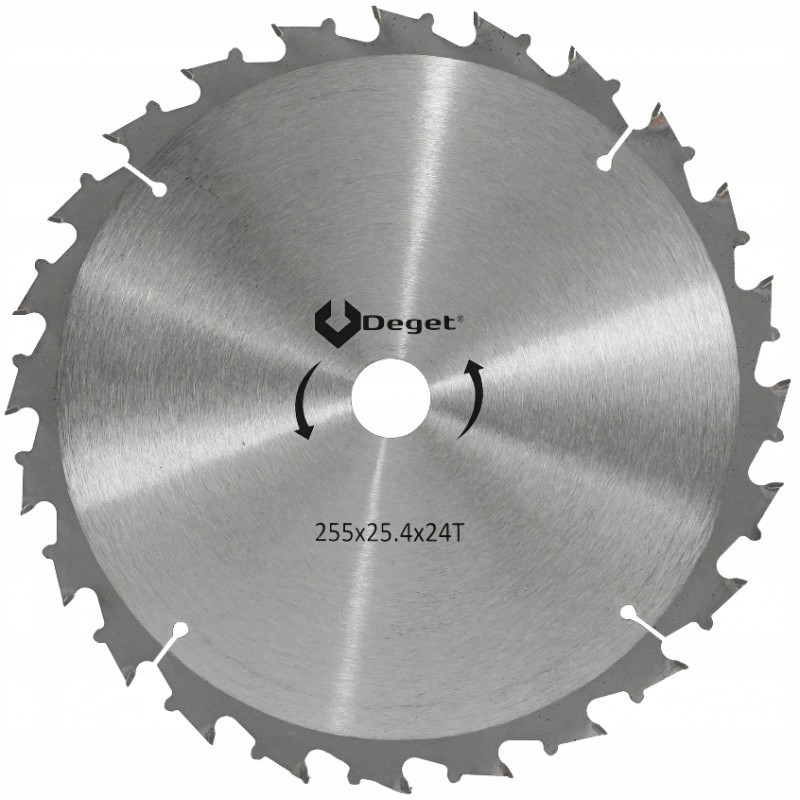 Deget Krūmgrieža ripa 255x25.4mm, 24 zobi V90152 DEGET