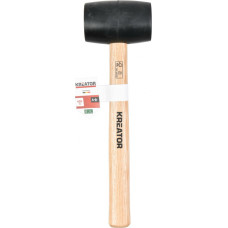 Kreator Melns gumijas āmurs ar koka kātu 450g KREATOR KRTH90601