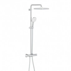 Grohe dušas sistēma ar termostatu Tempesta 250 Cube, ar rokas dušu Tempesta 110, hroms