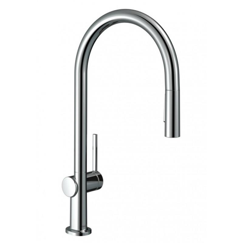 Hansgrohe virtuves izlietnes maisītājs ar izvelkamu dušu Talis M54 210 1jet, hroms + sBox