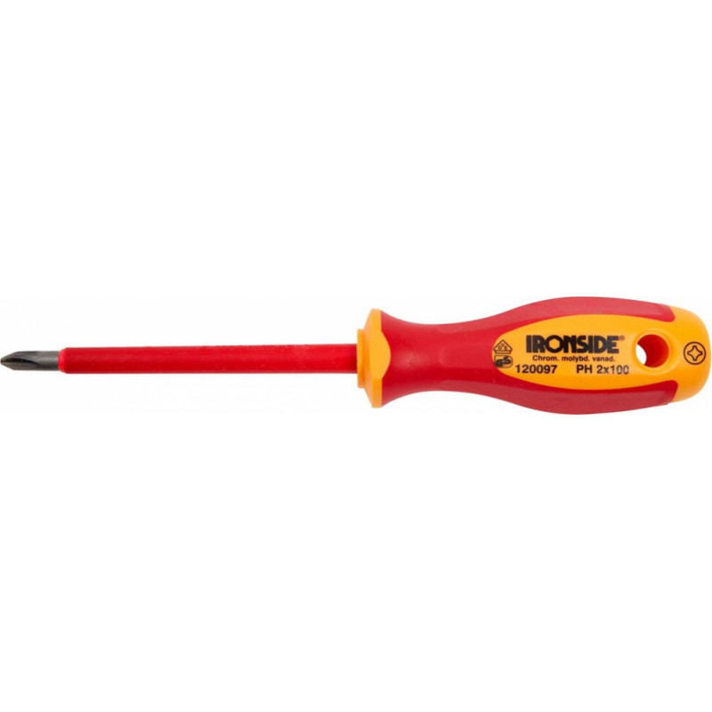 Ironside Skrūvgriezis Ironside PH2x100mm 1000/VDE - gab.