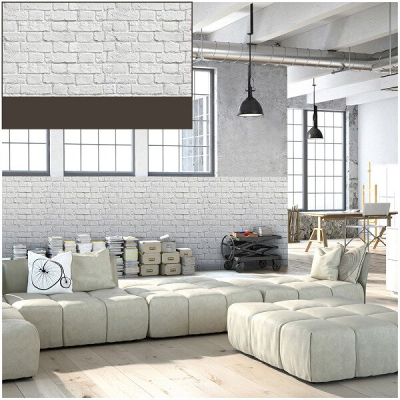 Dekoratīvais sienas apdares panelis WALL 500x1000mm / gab