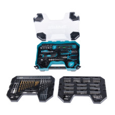 Makita Accessories 200 daļu virpošanas uzgaļu un urbju komplekts MAKITA MACCESS