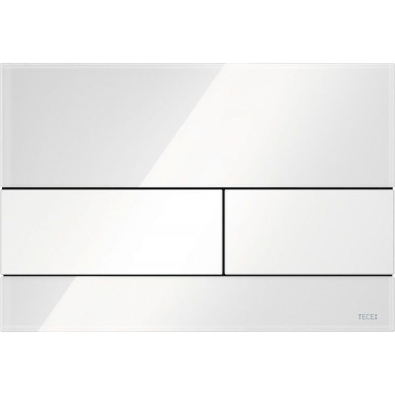 Tece square WC plāksne (9240800) balts/balts