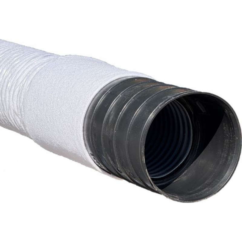 PE 160x138drenāž.cauru ar ģeotekst SN8 120°perf 6m