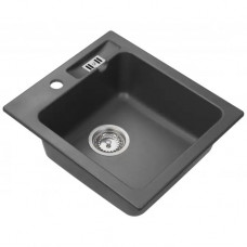 Axis Izlietne Malibu 20, 474x430mm black, granīta