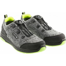 Hogert Darba kurpes KEMNITZ LACE SYSTEM S1PS SR FO, HT5K578-43, pelēka melange/zaļa, izmērs 43