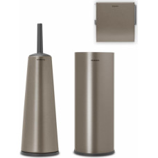 Brabantia tualetes piederumu komplets ReNew (3 in 1), platinum