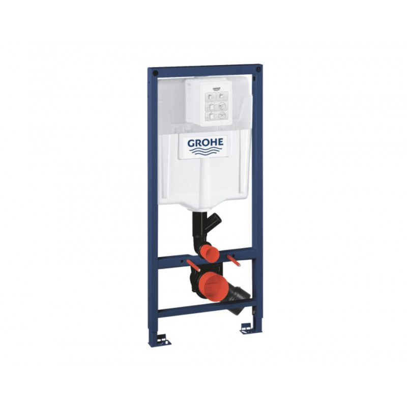 Grohe iebūvējamais rāmis podam Rapid SL, 500x165 mm, h=1130 mm, ar cauruli smakas likvidācijai, taustiņam