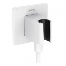 Hansgrohe dušas izvads ar dušas galvas turētāju Fixfit E, matēts balts