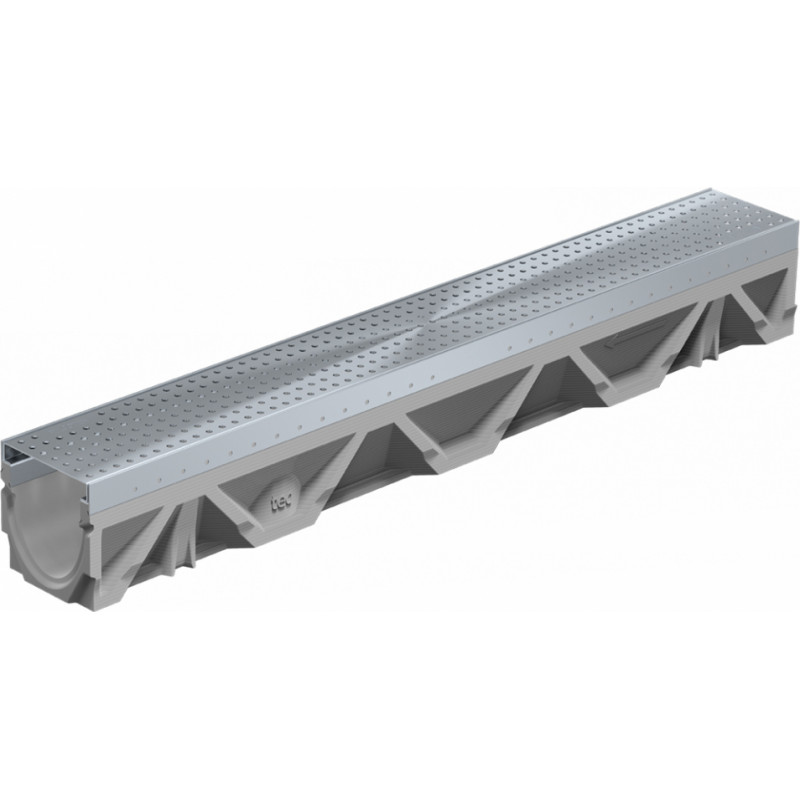 Graspointner Kanāls Filcoten Tec E NW 100, 0. 1000 mm, ar nerusējošā tērauda malu