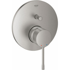 Grohe iebūvējamā dušas maisītāja Essence virsapmetuma daļa, ar 2 ceļu pārslēdzēju, supersteel