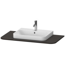 Duravit virsma Happy D.2 Plus, 1000x550 mm, izgriezums centrā, brushed walnut