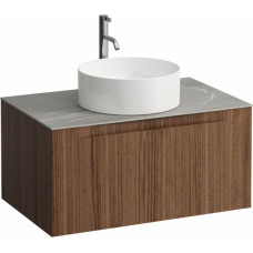 Laufen izlietnes skapītis Arun, 805x505 mm, h=390 mm, 1A, piasentina grigio/noce canaletto
