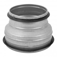 Europlast pāreja metāla, Ø150-Ø125mm ar gumijām, presēts
