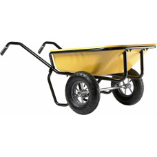 Haemmerlin Cargo Twin Excellium Ķerra, 2 pneimatiski riteņi, dzeltena, 160L