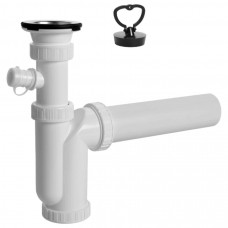 Plastbrno Virtuves izl. pudeļsifons 1 1/2X50mm ar izplūdi, v/m
