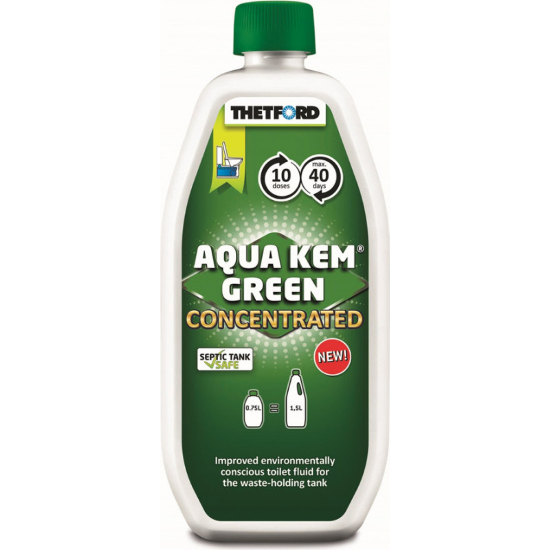 Thetford Šķidrums Aqua Kem Green Concentrate 0.75L