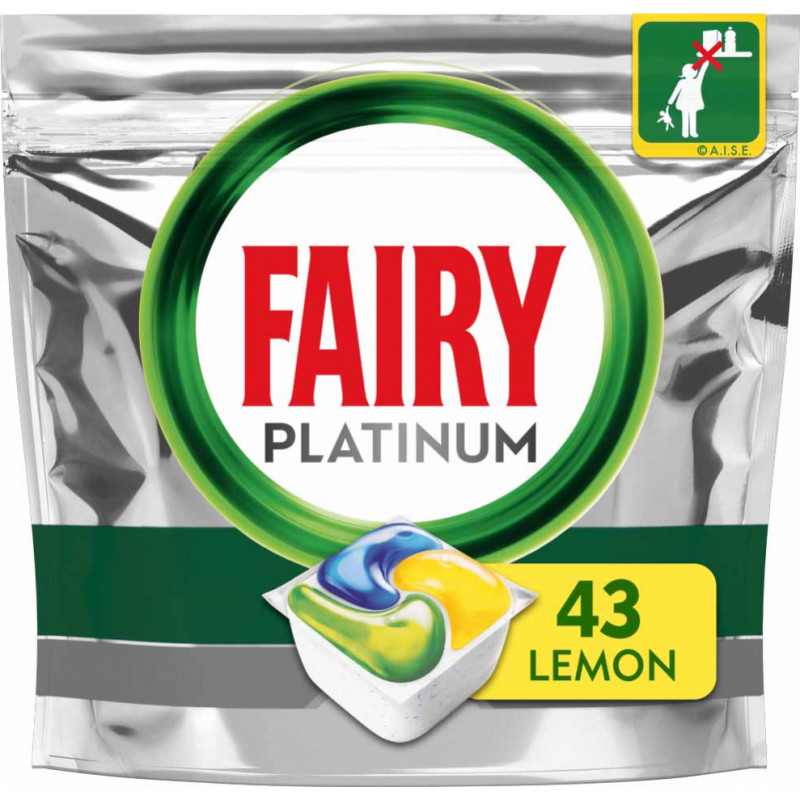 Fairy Kapsulas Fairy Platinum trauku mazg.autom. Lemon 43gb