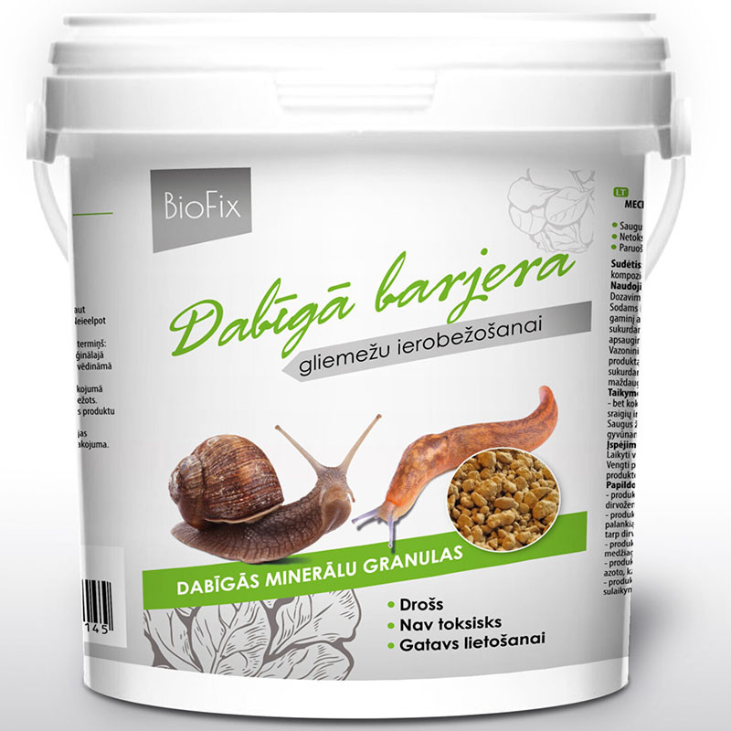 AES Biofix dabīgā barjera gliemežu ierobežošanai 1.5kg