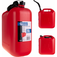 Geko Plastmasas degvielas kanna 20L, elastīgs snīpis, G03242, GEKO