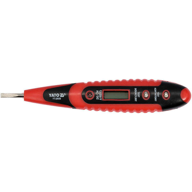 Yato Digitālais testeris 12-220V, LCD YATO