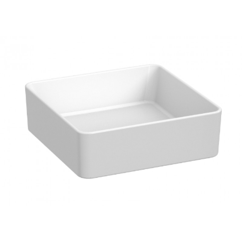 Jika izlietne Cubito Pure, 380x380 mm, h=150 mm, uz virsmas, matēta balta