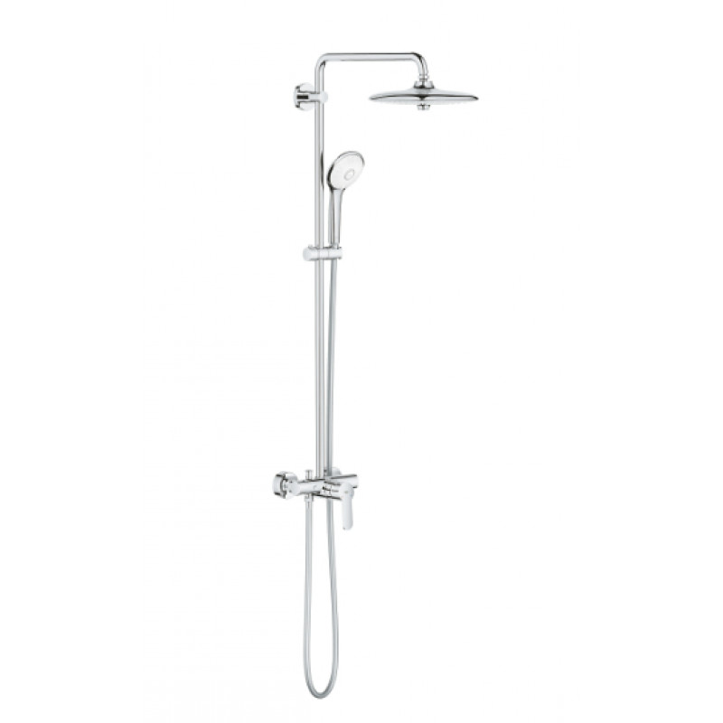 Grohe dušas sistēma ar dušas maisītāju Euphoria 260, hroms