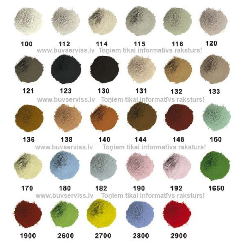 Mira supercolour NR. 138 - ātri cietējoša flīžu šuvju masa, 5kg