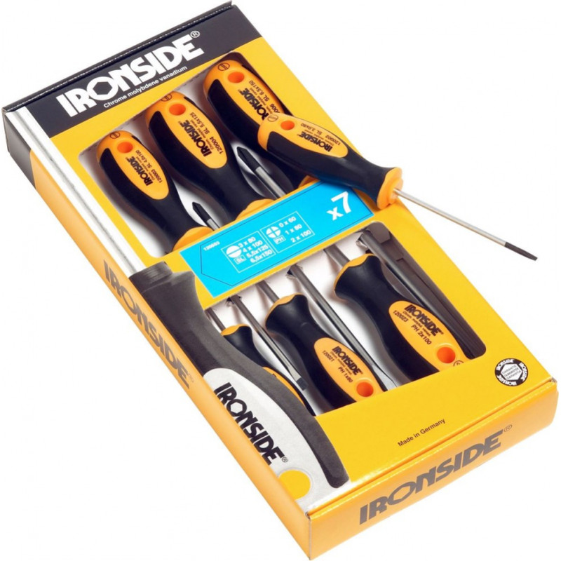 Ironside Skrūvgriežņu komplekts Ironside SL;PH 7 gab. - gab.