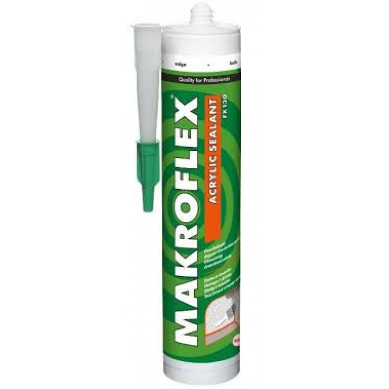 Makroflex Akrils Makroflex FX 130 280ml balts