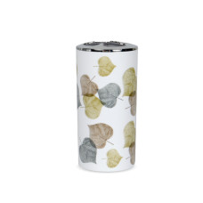 Besk Trauks zobu birstēm, balts ar lapām