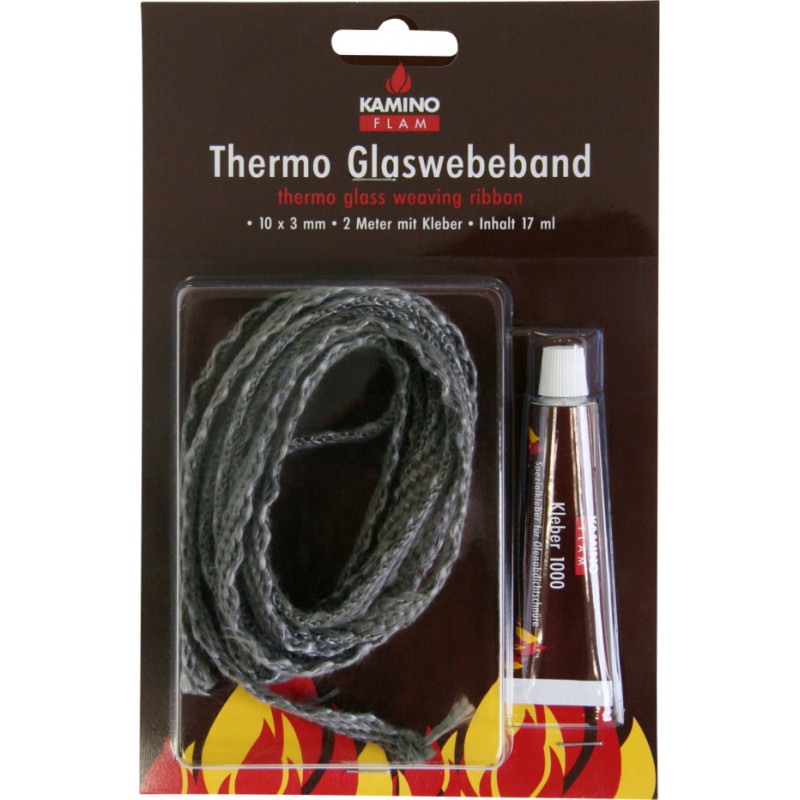 Kamino Flam Virve ugunsizturīga 10x3mm 2m+līme TS