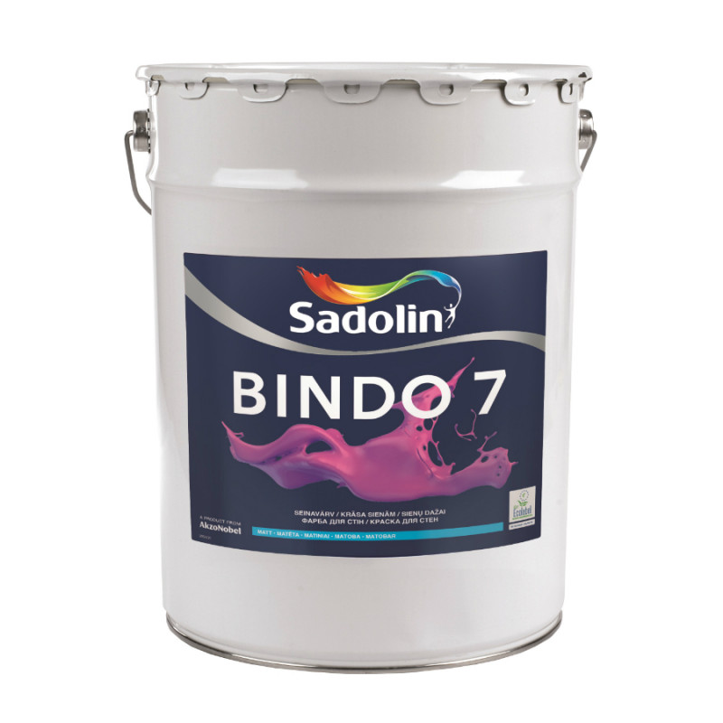 Sadolin Krāsa Sadolin BINDO 7 BW 20 L - gab