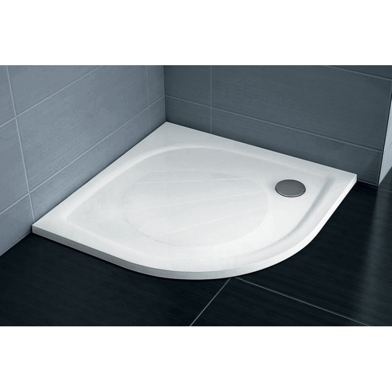 Ravak dušas paliktnis Elipso Pro, 1000x1000 mm, r=500 mm, balts