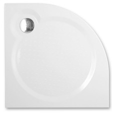 Roth dušas paliktnis Tahiti M, 800x800 mm, h=30 mm, r=550, balts akmens masas