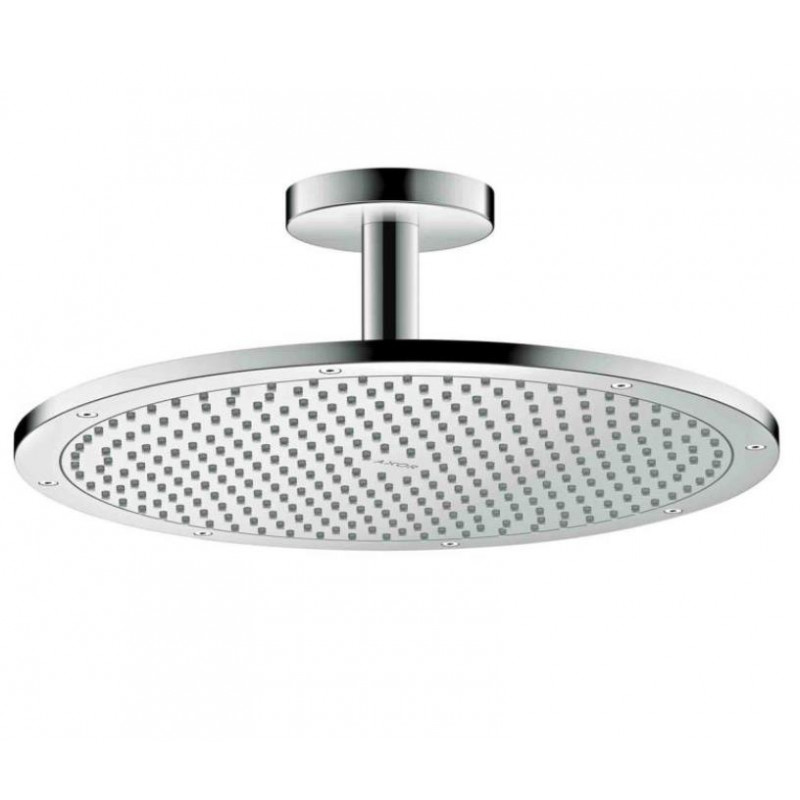 Hansgrohe dušas galva ar turētāju Axor ShowerSolutions 350 1jet, no griestiem, hroms