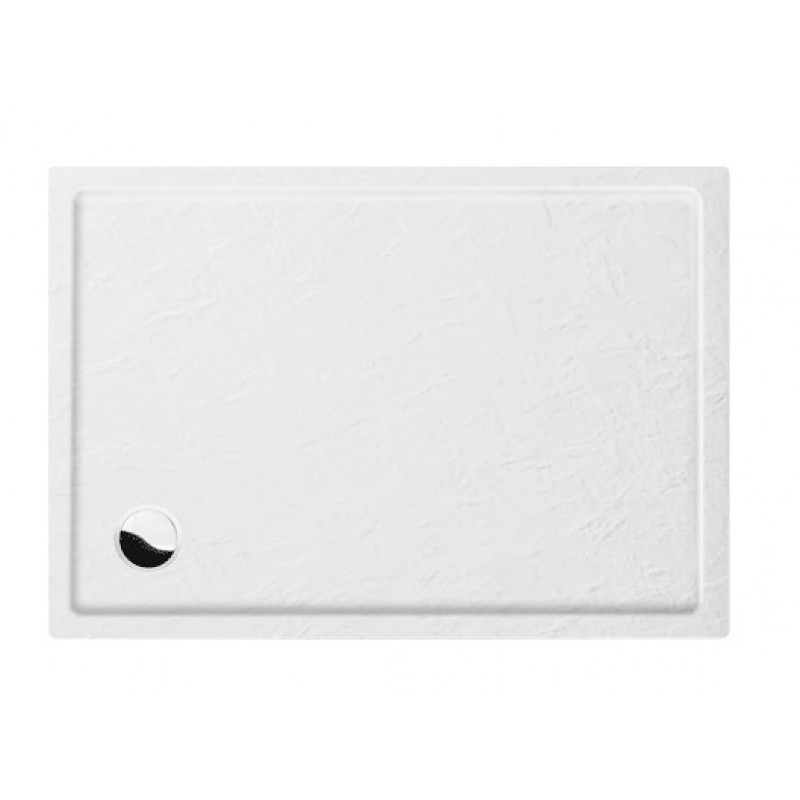 Roth dušas paliktnis Flat Stone, 1500×800 mm, h=50 mm, balts akrila