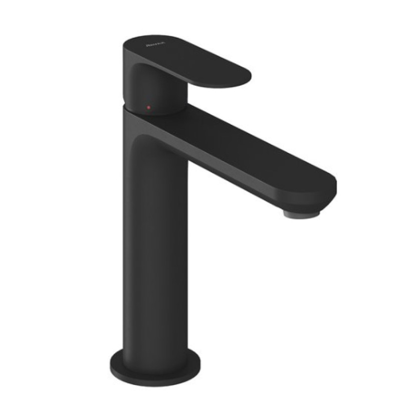 Ravak izlietnes maisītājs Eleganta 170 mm bez pamatnes vārsta, black matt