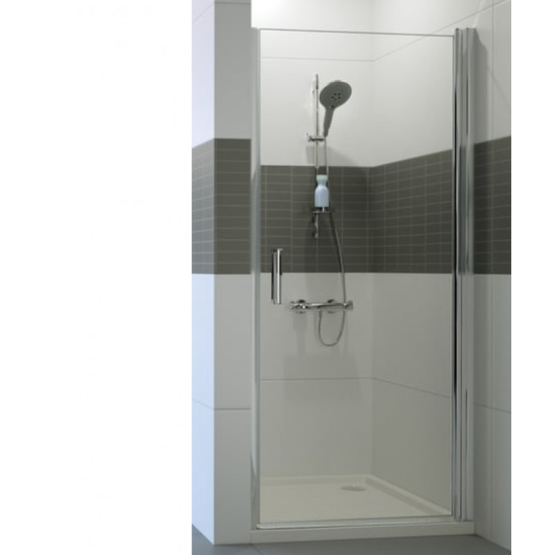 Huppe dušas durvis Classics 2, 900 mm, h=2000, spīdīgs sudrabs/caurspīdīgs stikls AP