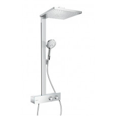Hansgrohe dušas sistēma Raindance E 300 1jet ar termostatu ShowerTablet Select 350, EcoSmart  9 l/min, hroms