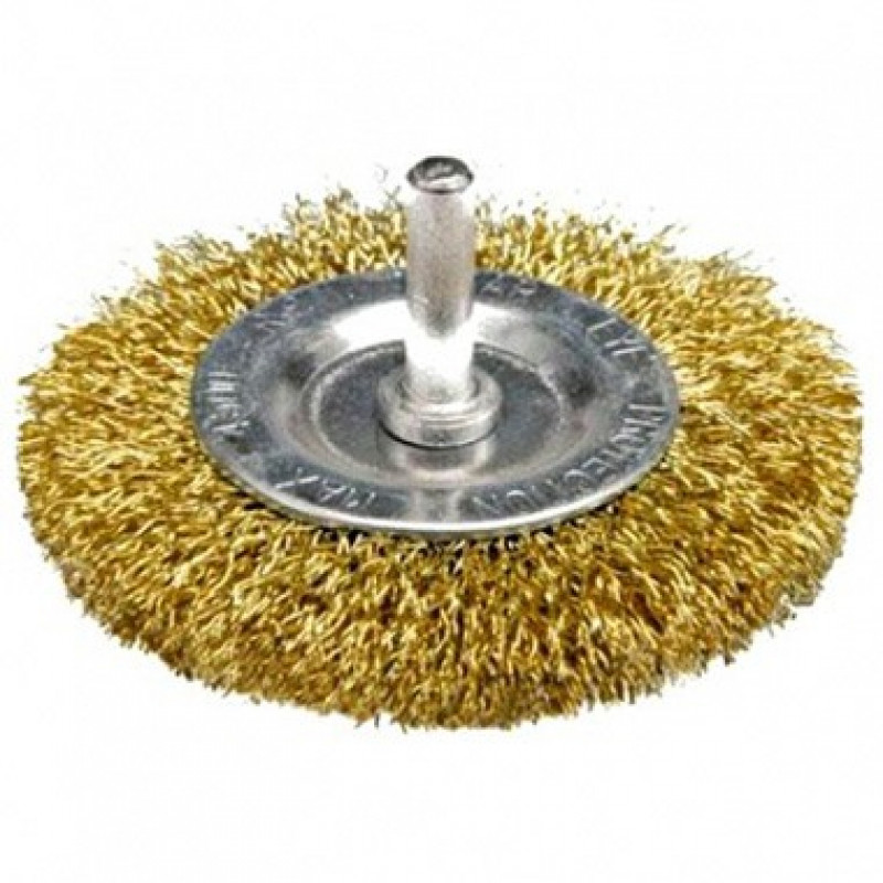 Vorel Diskveida birste urbjmašīnai Ø100mm, misiņa sari VOREL