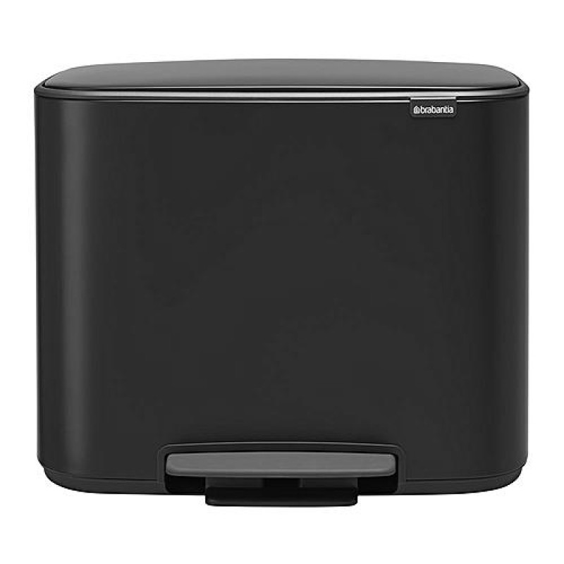 Brabantia atkritumu tvertne ar pedāli Bo, 36l, matēta melna