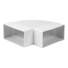 Europlast līkums horizontāls plastmasas, 110x55mm, 90°