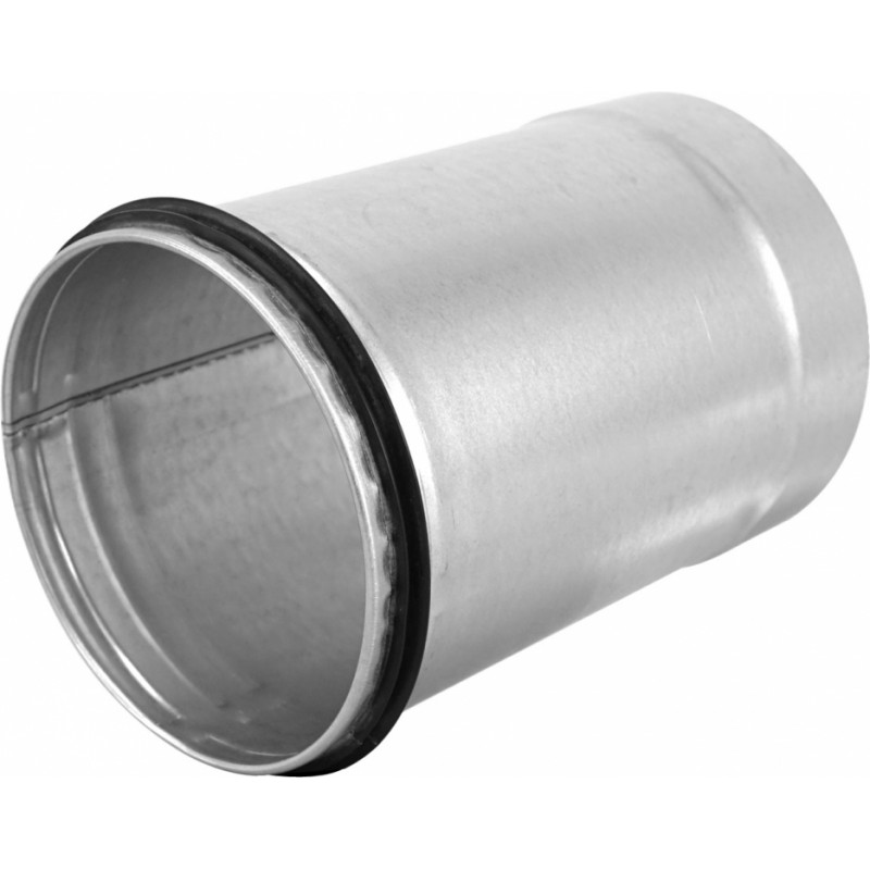 Europlast garais gaisa vada-fasondaļas savienojums metāla, Ø160mm, 0.15m, ar gumijām