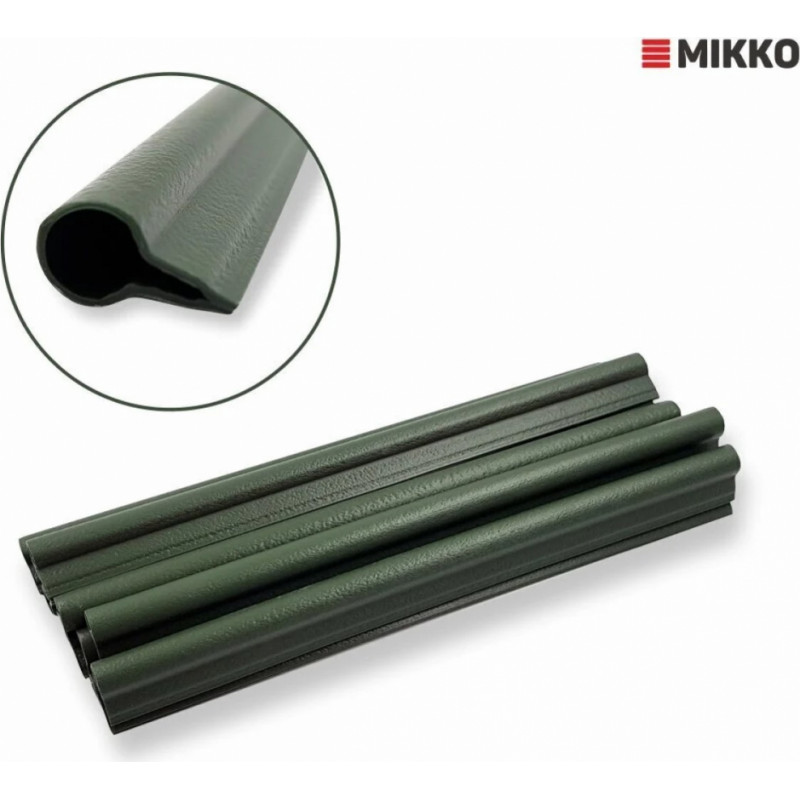 Mikko Rattan Nobeigums žoga lamilēm 19cm 10gab Zaļš