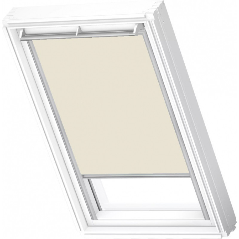 Velux RFL Jumta logu ruļļveida žalūzijas, ar alumīnija sliedēm, MK06, 78x118cm, bēšas