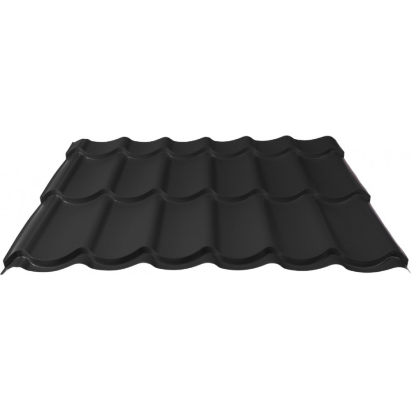 Toode Dakstiņprofils Rough MATT POL metāla jumta segums, Z350, 0.50mm, RR33/Melns