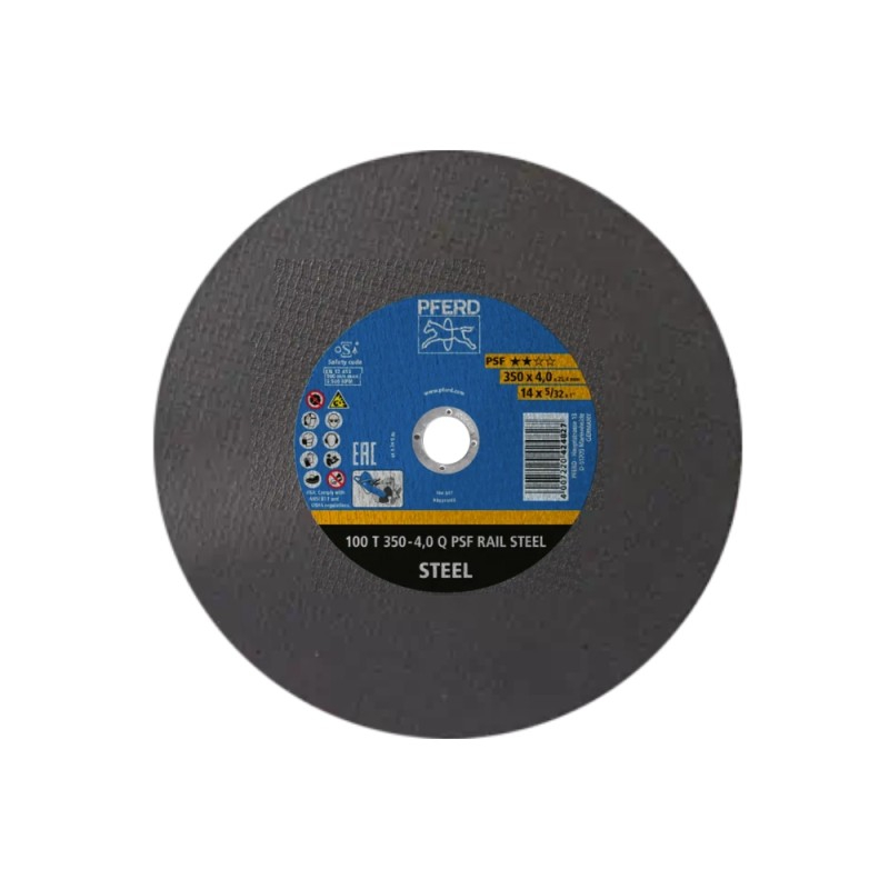 Pferd Griešanas disks PFERD 100 T 350x4,0x25,4mm Q PSF Rail Steel
