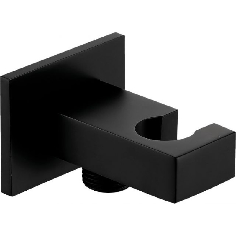 Herz Dušas izvads ar rokas dušas turētāju SQ melns Herz